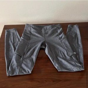 Lululemon Gray Cropped Leggings Size 4